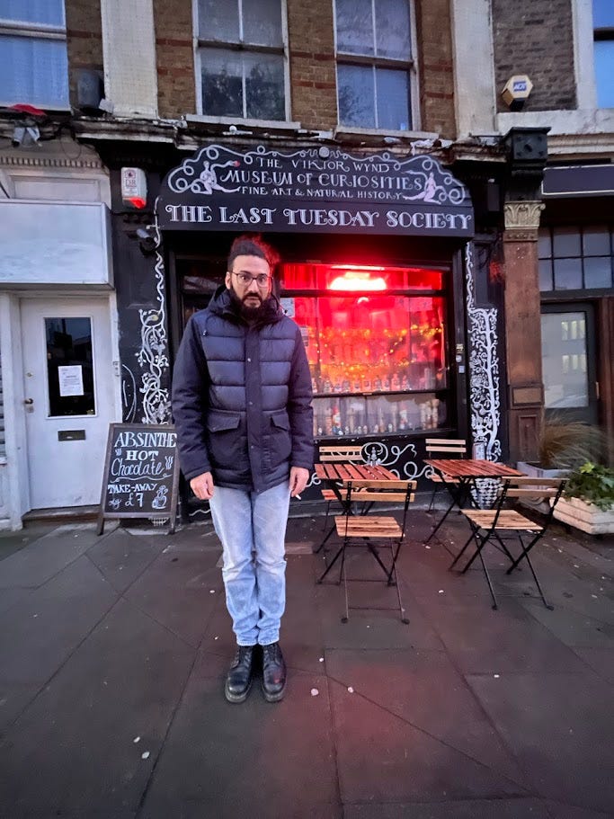 Just trying to unlock the secrets of The Tuesday Society… or maybe just my lunch order! 🤪🔑
