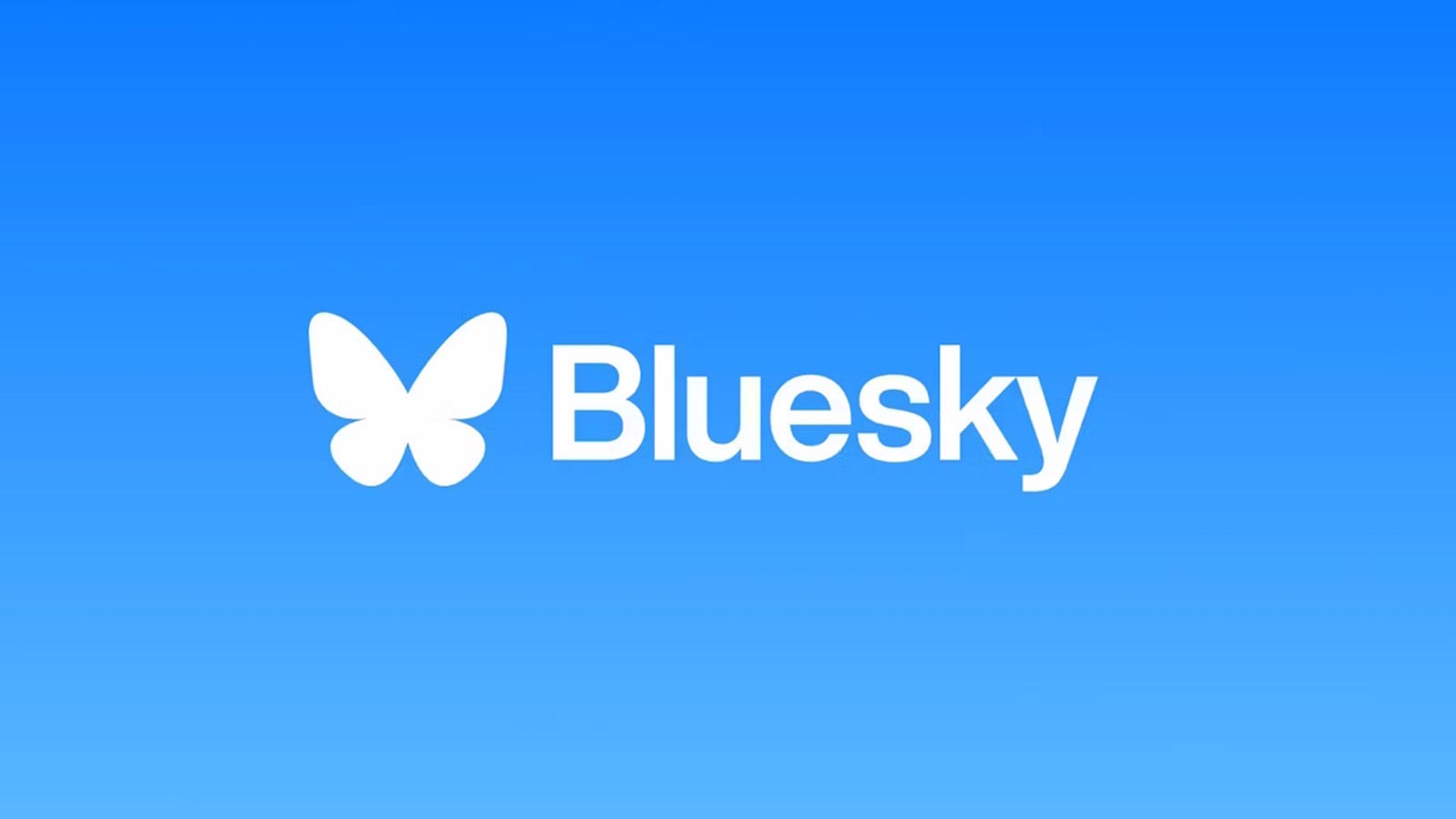 The somewhat vintage logo of Bluesky that revisits an old concept.